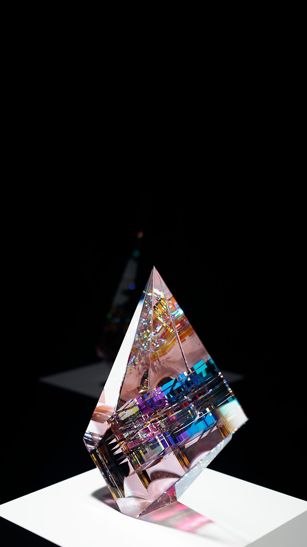 Optical Glass Sculptures by Fine Art Glass Artist Jack Storms